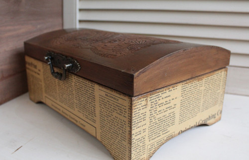 Truhla dřevěná - fotoaparát