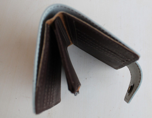 Kožená peněženka mapa