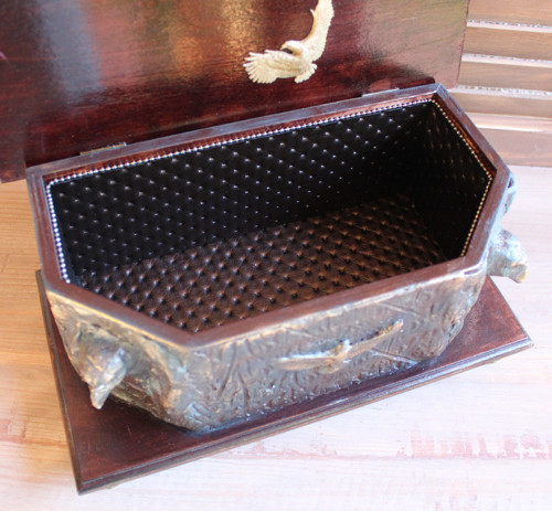 Dřevěná krabička Orel skalní