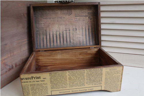 Truhla dřevěná - fotoaparát