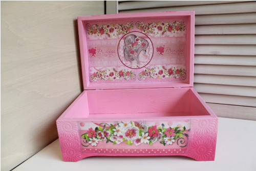 Truhla dřevěná - víla