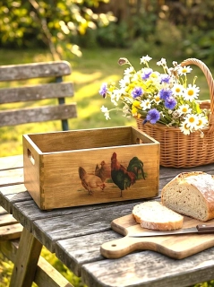 Dřevěný box Country Kitchen